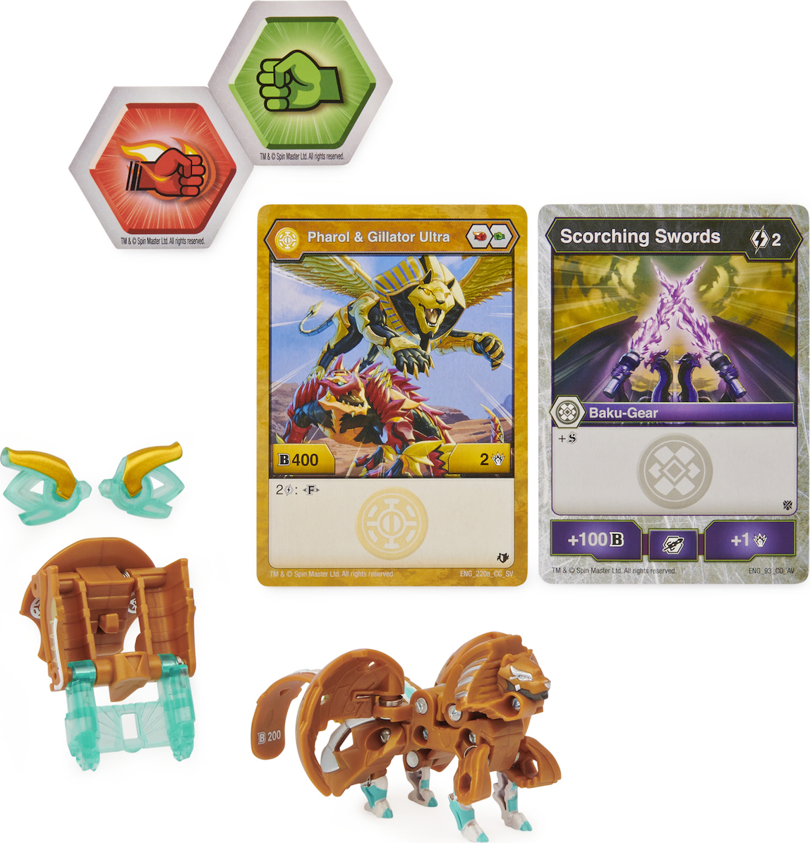 Spin Master Bakugan Baku-Gear Pharol x Gillator