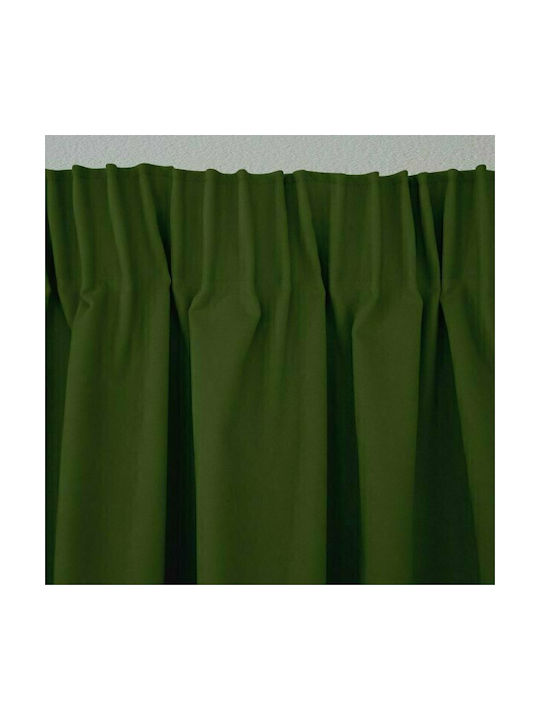 Lino Home Perdea cu Coafură Renas Verde 140x280buc