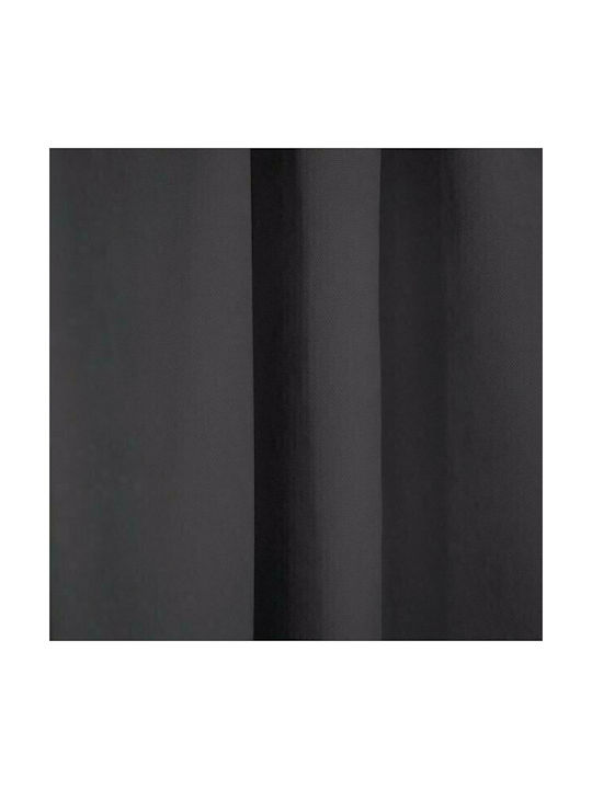 Lino Home Перде с Плик с Писалка Renas Тъмносив 140x280см