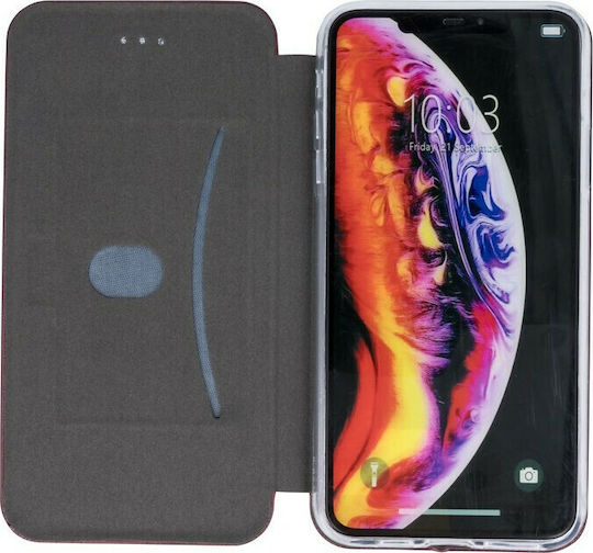 Forcell Elegance Book Piele artificială Burgundy (Galaxy A71)