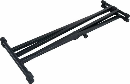 vidaXL Keyboard Stand with Adjustable Βench Stand Floor for Keyboards
