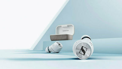 Momentum True Wireless 2 In-Ear Bluetooth-Freisprecheinrichtung Kopfhörer mit Schweißresistenz und Ladeetui Weiß
