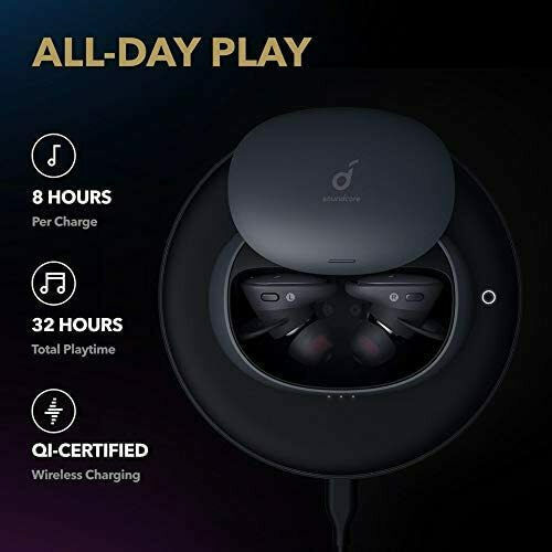 Liberty 2 Pro In-ear Bluetooth Handsfree Earphones with Charging Case Black