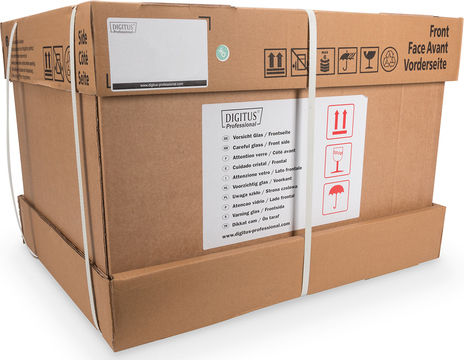 Digitus Wandmontiert Rack-Schrank 7U 60x60x60cm Schwarz DN-19 07U-6/6-SW