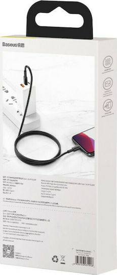 Baseus High Density Braided USB-C to Lightning Cable 20W Black 1m (CATLGD-01)