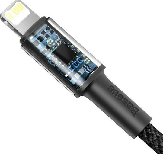 Baseus High Density Braided USB-C to Lightning Cable 20W Black 1m (CATLGD-01)