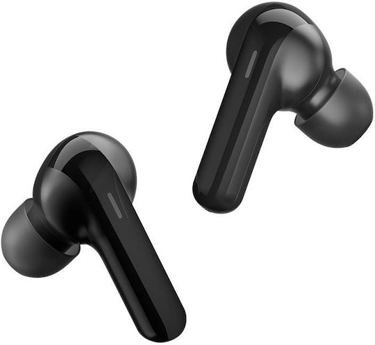 Haylou GT3 In-ear Bluetooth Handsfree Ακουστικά με Αντοχή στον Ιδρώτα και Θήκη Φόρτισης Μαύρα