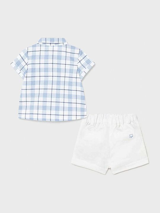 Mayoral Kids Set with Shorts Summer 2pcs Light Blue