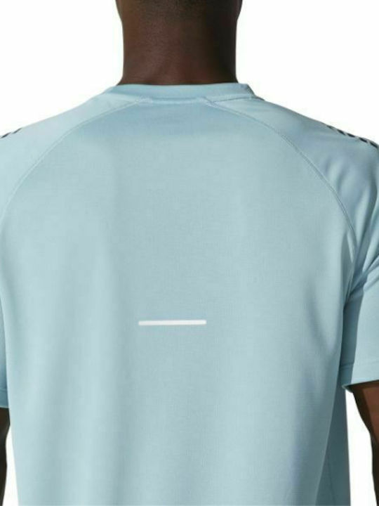 ASICS Ανδρικό T-shirt Με Στάμπα Γαλάζιο