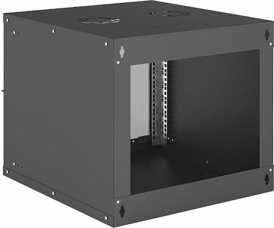 Intellinet Επιτοίχια Καμπίνα Rack 9U Ασυναρμολόγητη 56x54x48.7cm Μαύρο 714808