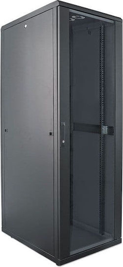 Intellinet Επιδαπέδια Καμπίνα Rack 32U 60x60x158.8cm Μαύρο 713115