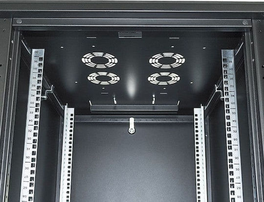 Intellinet Επιδαπέδια Καμπίνα Rack 32U 60x60x158.8cm Μαύρο 713115