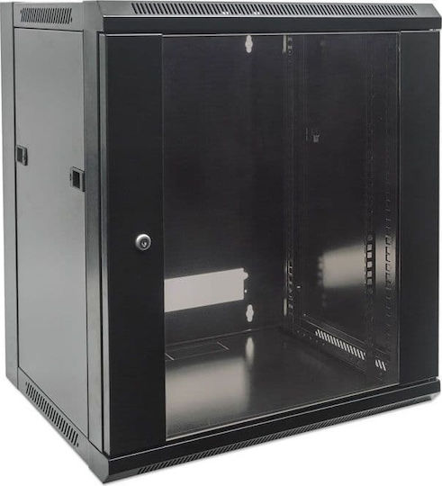 Intellinet Επιτοίχια Καμπίνα Rack 9U 57x45x50cm Μαύρο 711777