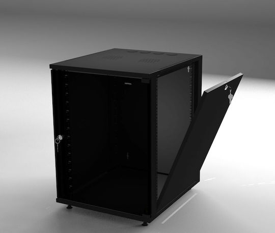 Central Montat pe perete Cabinete Rack 20U 54x60x94cm Negru 3000 3 600 20/C