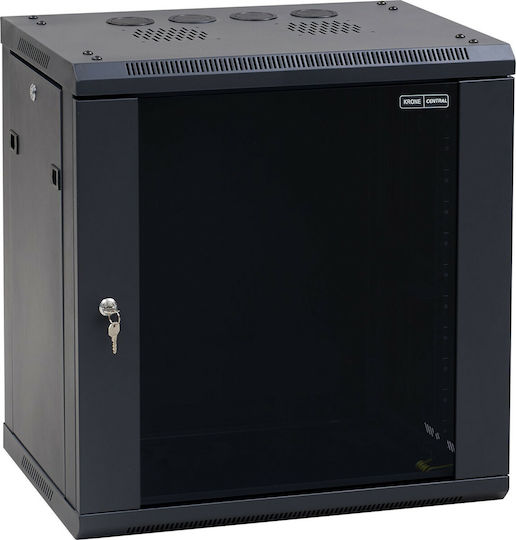 Central Монтиран на стена Рак кабинет 12U 60x45x63.5см Черен 3000 1 450 12/C