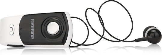 Fineblue F960 In-ear Bluetooth Handsfree Ακουστικό Πέτου Μαύρο