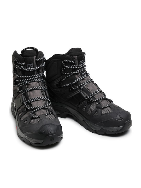 Salomon Quest 4 GTX Men's Hiking Boots Waterproof With Gore-Tex Membrane Magnet / Black / Quarry