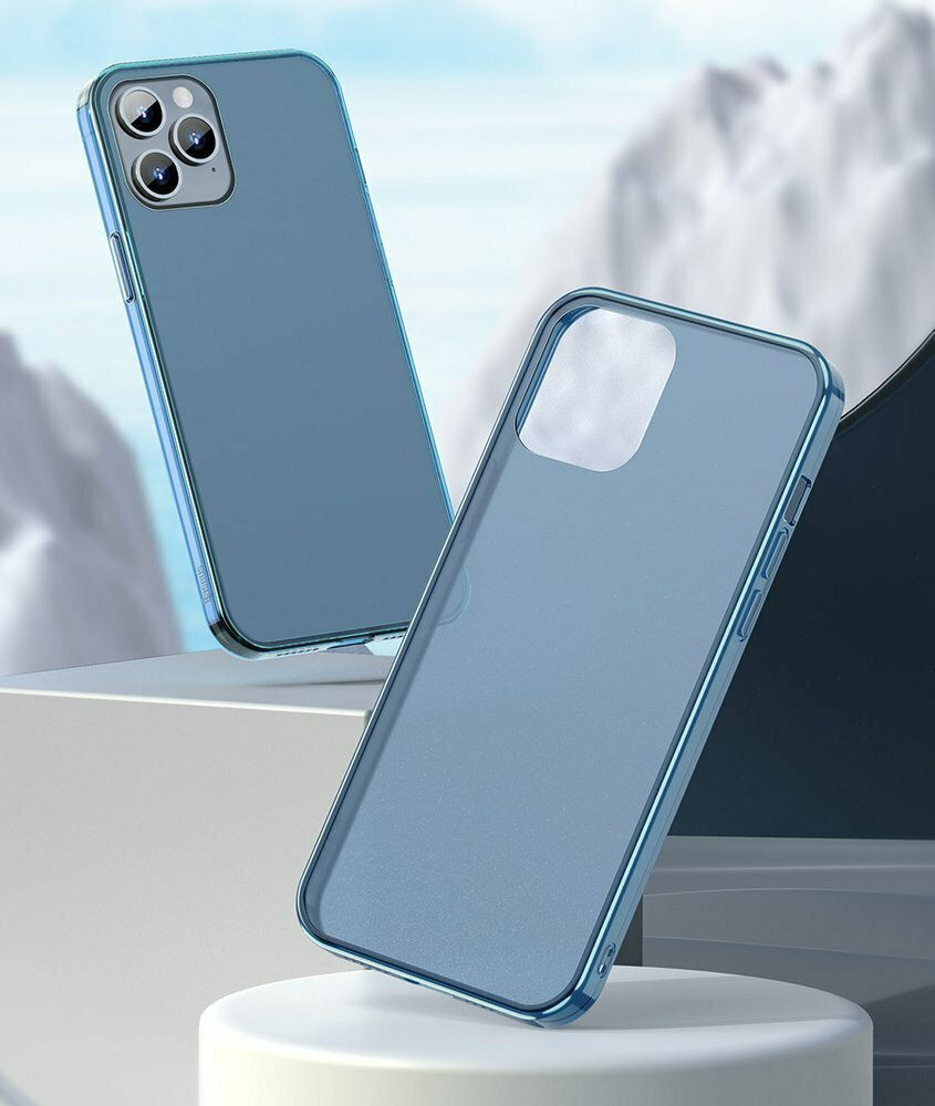 Baseus Frosted Glass Back Cover Συνθετική Λευκό (iPhone 12 Pro Max