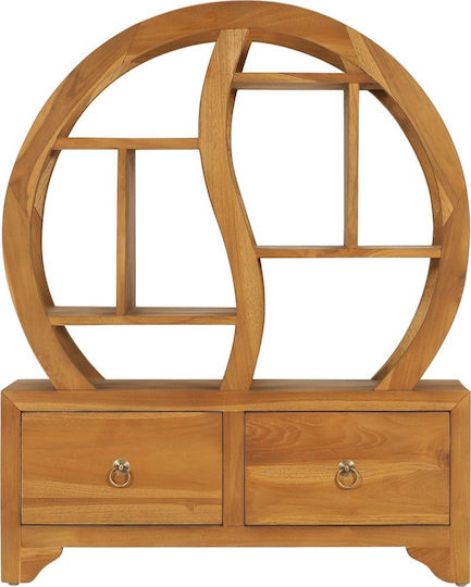 Bookcase Γιν Γιανγκ 68x26x83cm Brown Bookcase Γιν Γιανγκ 68x26x83cm Brown