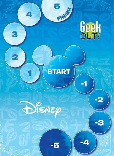 Board Game Disney Party Game Geek Out! for 2+ Players 10+ Years Old (EN) USAopoly