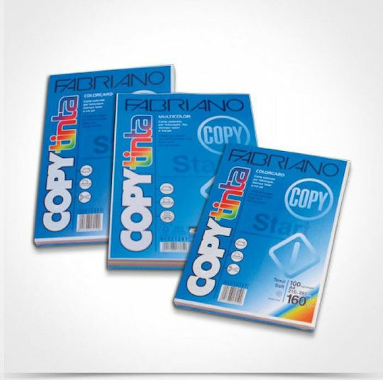Fabriano Copy Tinta Colorcard Χαρτί Εκτύπωσης A4 160gr/m² 100 φύλλα Soft