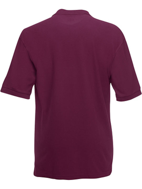 Fruit of the Loom Premium Men's Short Sleeve Promotional T-Shirt Burgundy