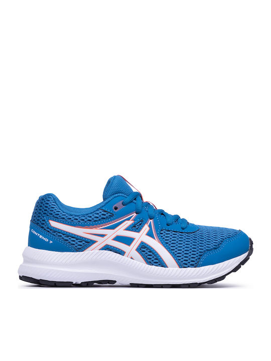 Contend 7 Gs Kids Sports Shoes Running with Laces Light Blue