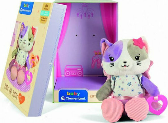 Baby Clementoni Играчка за сън Baby Пухкава Балерина Котенце със звуци за 0++ месеца