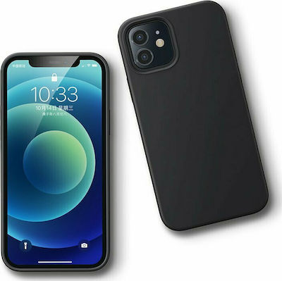 Ugreen Protective Soft Flexible Rubber Silicone Back Cover Black (iPhone 12 mini)