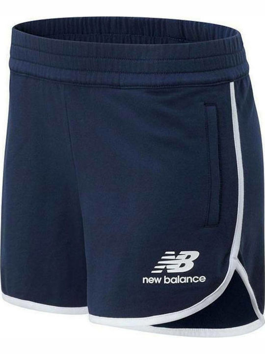 New Balance Essentials Icon Αθλητικό Γυναικείο Σορτς Navy Μπλε