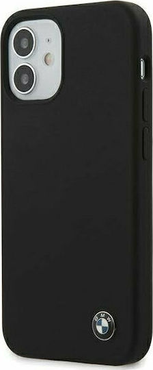 BMW Signature Back Cover Silicone Black (iPhone 12 mini)