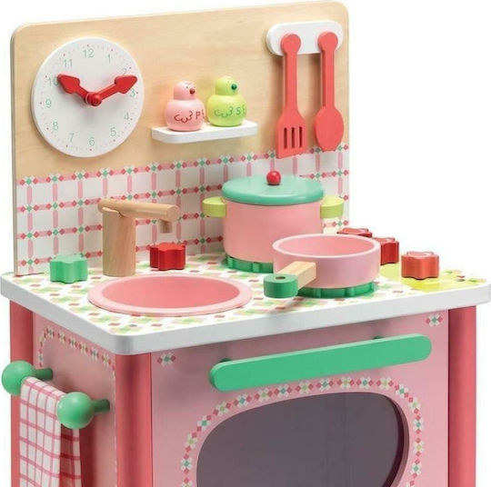 Djeco Wooden Kitchen από Ξύλο για 3+ Ετών 70 εκ.