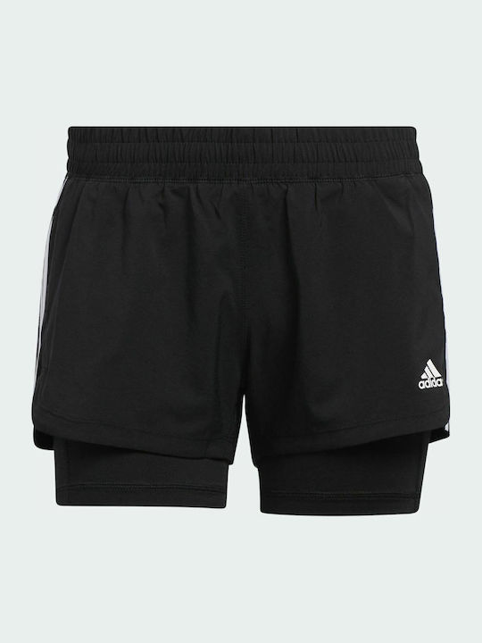 Pacer 3-Stripes Women's Sporty Shorts Black