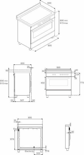 Bertazzoni Κουζίνα Professional Series