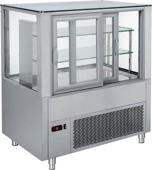 Bambas Frost HBF 108 Vitrină încălzită cu cameră 3 Nivele cu Putere 1030W L108 x l70 x Î120 cm