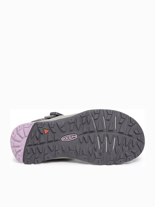 Terradora Ii Toe Post Women's Flat Sandals Sporty in Gray Color