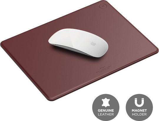 Elago Leather Mouse Pad (250mm) Burgundy ELEPAD-BGD