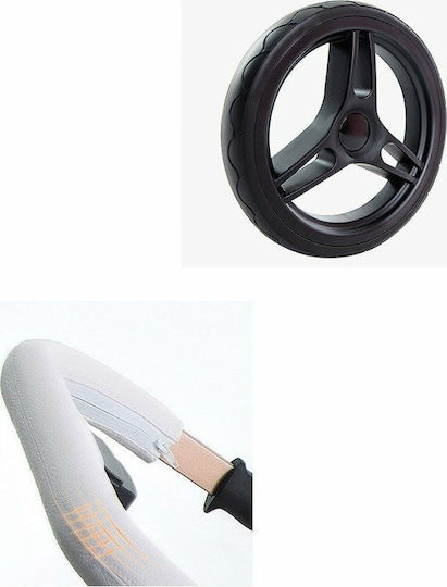 Agape 360° Adjustable 2 in 1 Baby Stroller Suitable for Newborn Brown