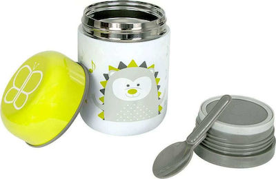 Bbluv Baby Food Thermos Stainless Steel Lime 300ml