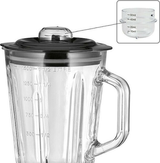 Profi Cook PC-UM 1195 Blender with Glass Jug 1.5 Litre 800W Gray