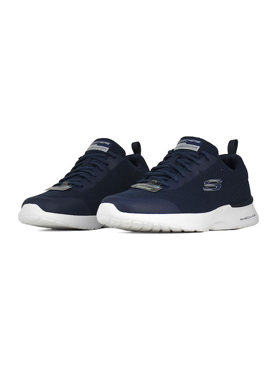 Skech Air Dynamight Herren Sportschuhe Laufen Blau