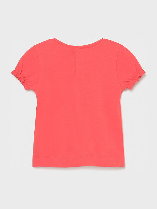 Mayoral Kids Blouse Short Sleeve Coral