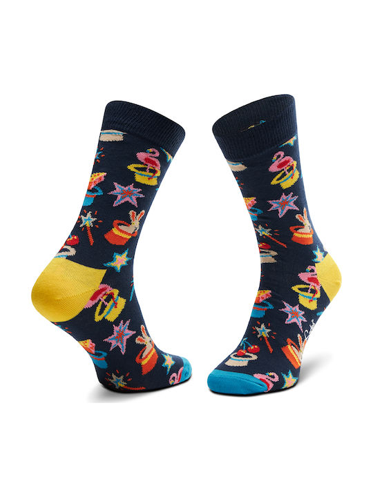 Happy Socks Magic Unisex Sock with Design Blue