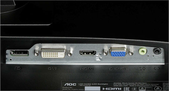 AOC 24P1 IPS Monitor 23.8" FHD 1920x1080 cu Timp de Răspuns 5ms GTG