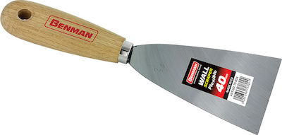 Benman Joint Knife Metallicός 100mm with Wooden Handle 70810