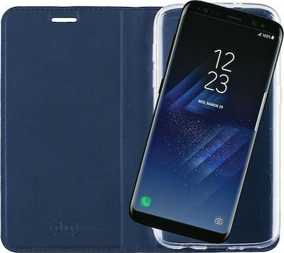 Idol 1991 Prime Magnet Synthetic Leather Book Blue (Galaxy S8)