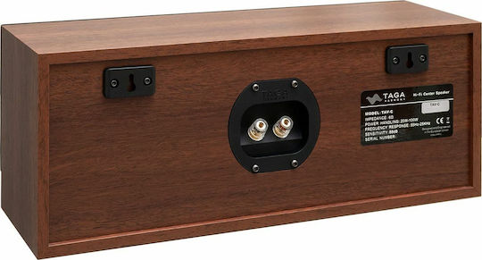 Taga Harmony TAV-C Ηχείο Hi-Fi Κεντρικό 50W 2 Δρόμων Π43xΒ14.5xΥ16.5εκ. Καρυδιά