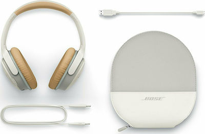 Bose SoundLink Wireless II Over Ear Ακουστικά με 15 ώρες Λειτουργίας και Quick Charge Λευκά