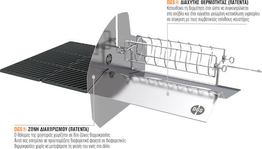 Outdoorchef Dualchef S 325 G Gasgrill mit 3 cm 12kW und Seitenbrenner