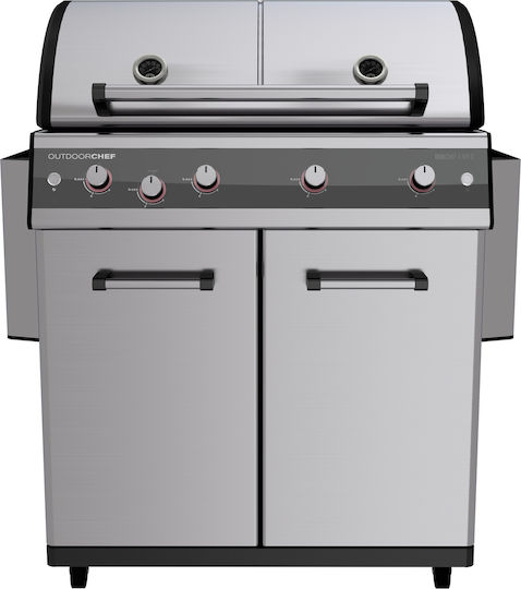 Outdoorchef Dualchef S 325 G Gasgrill mit 3 cm 12kW und Seitenbrenner
